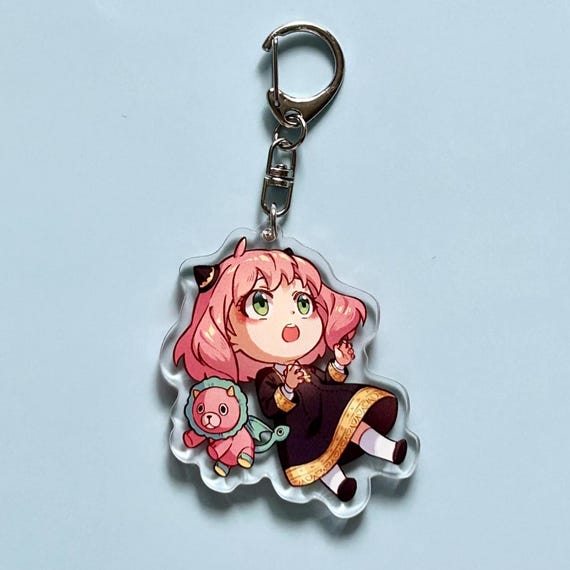 Spy Family Acrylic Keychain Double Side, Anime Keychain, Loid