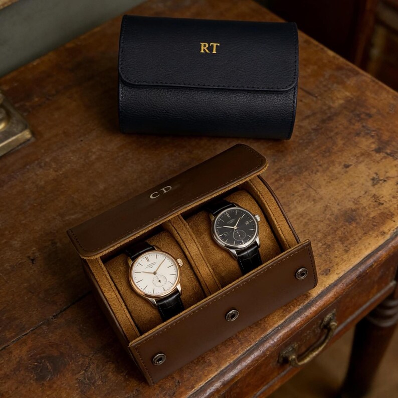 Case In Watch Personalized Leather Watch Box, Custom Leather Watch Case, Custom Watch ...