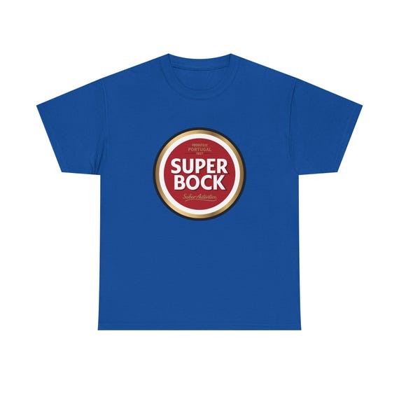 Super Bock Cerveza T-shirt | Portuguese Beer Logo Tee | Portugal