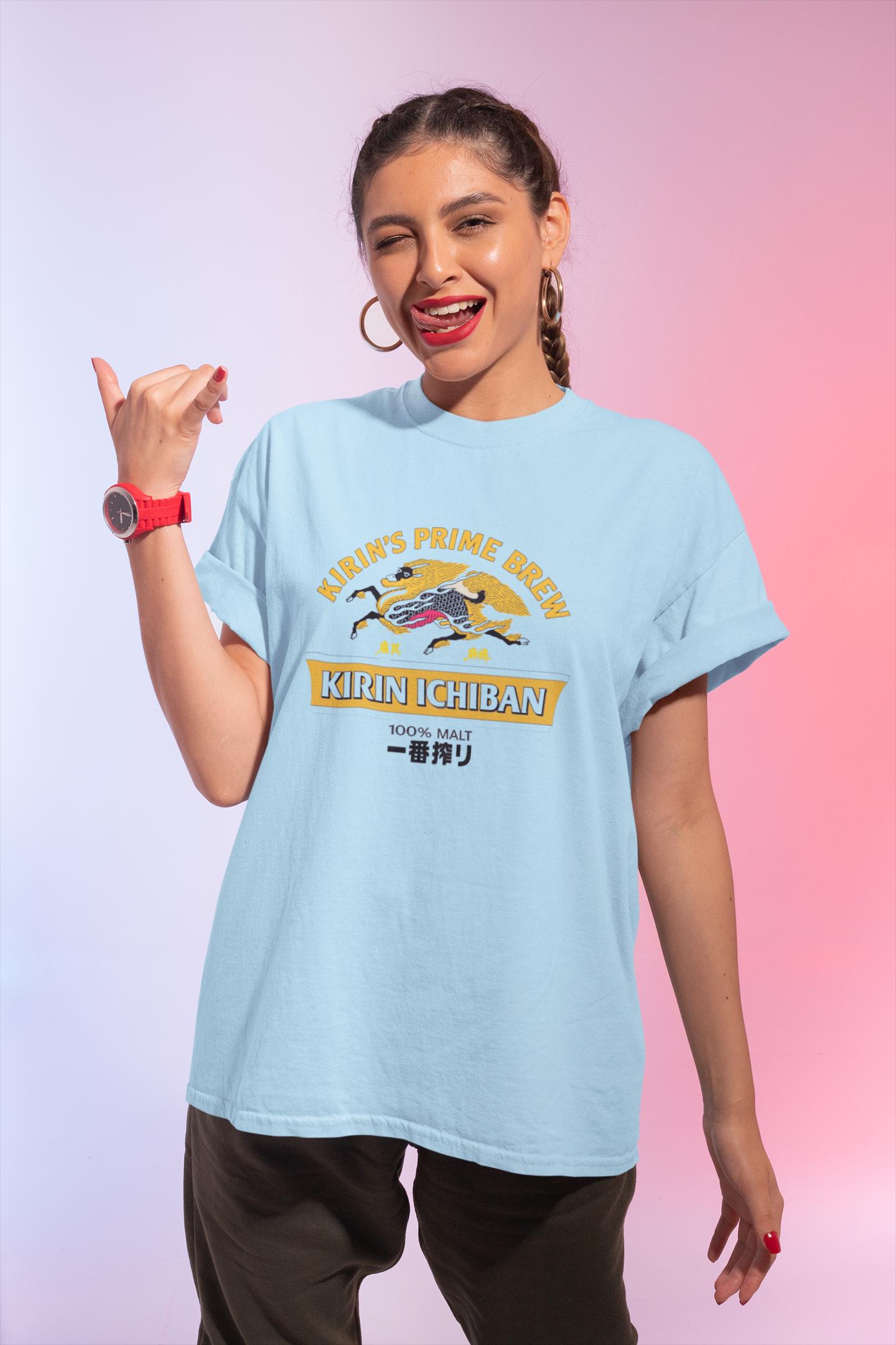 Kirin Ichiban Logo T-shirt | Japanese Beer Graphic Tee - Etsy