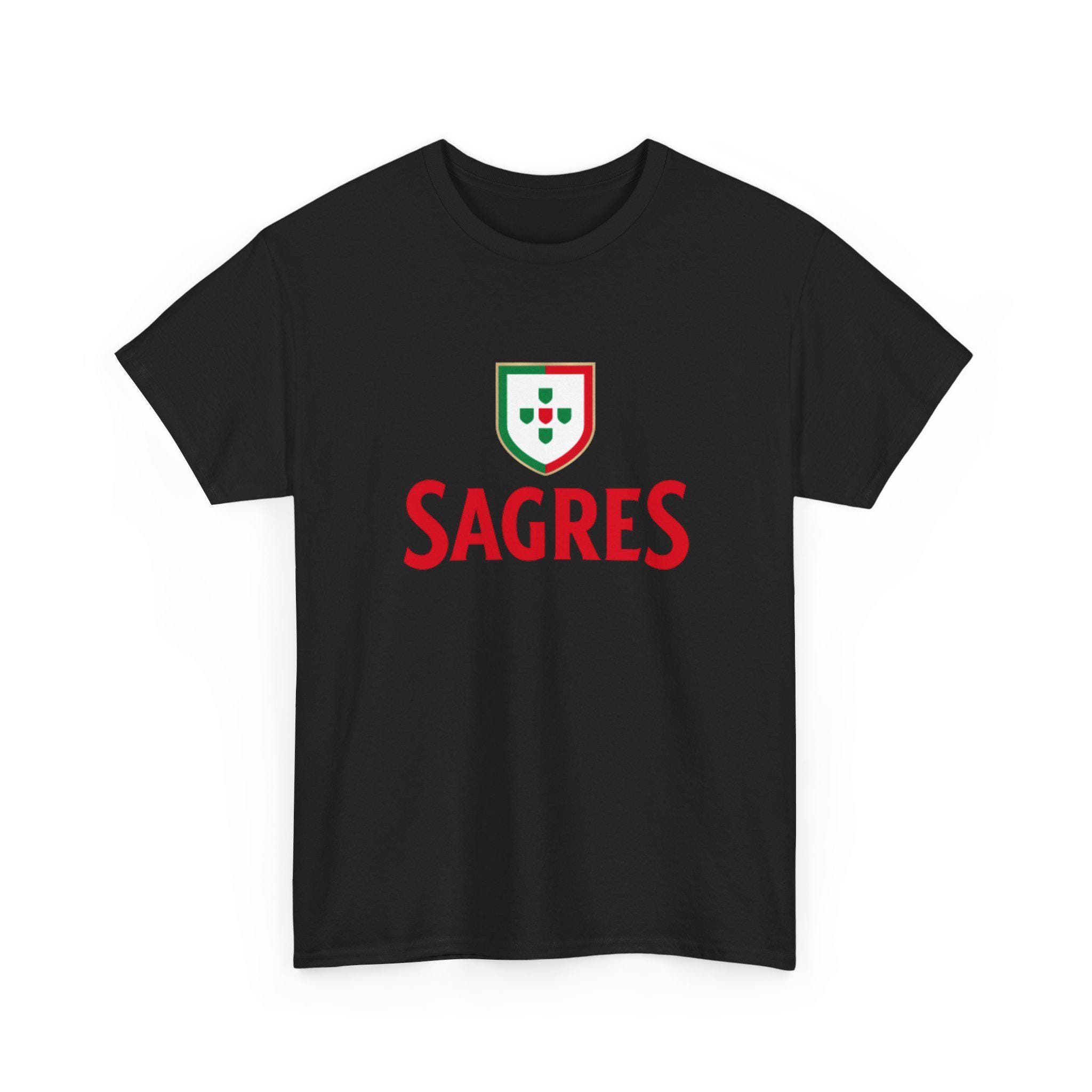Sagres Beer Logo T-shirt | Portuguese Souvenir Tee | Lisbon