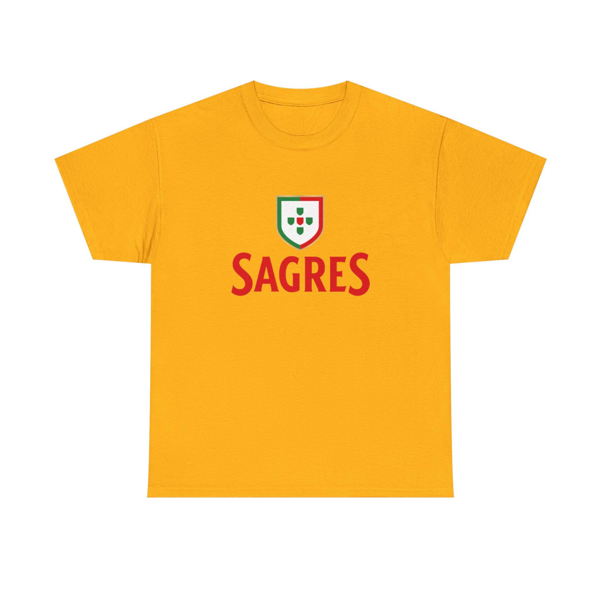 Sagres Beer Logo T-shirt | Portuguese Souvenir Tee | Lisbon