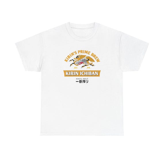 Kirin Ichiban Logo T-shirt | Japanese Beer Graphic Tee - Etsy