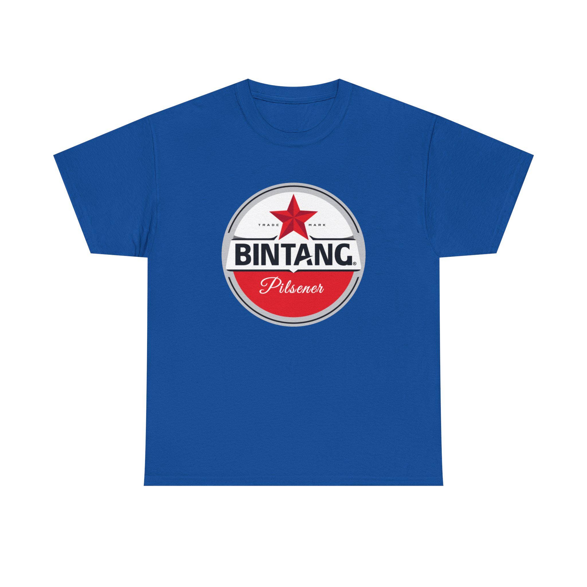 ビンタンビールグラフィックTシャツ：オーガニックコットン バリ島 