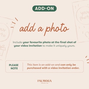 Add-On: Add a Photo, Personalize Your Video Invitation