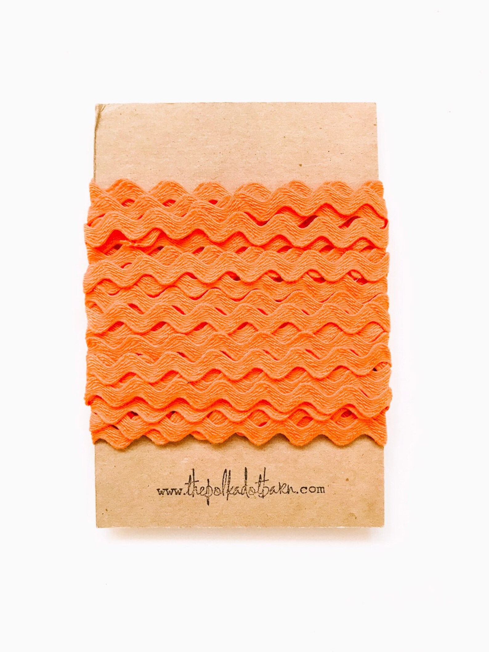 Orange Ric Rac 1/2 inch Orange Ric Rac Bulk Wholesale Ric Etsy