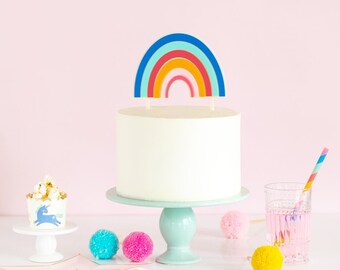 Magical Rainbow Cake Topper - Rainbow Party - Rainbow Cake Topper - Rainbow Birthday - Rainbow - Unicorn Party - Rainbow CAKE TOPPER