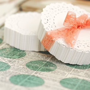 500 Lace Paper Doilies 4 inch - Paper Doily - White Lace Paper Doily - Bulk Paper Doily - Wholesale Paper Doily - Pretty Packaging