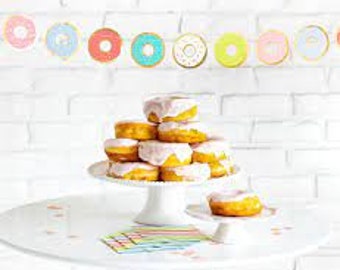 Donut Banner - Donut Garland - Donut Grow Up Party - Donut Party Banner - Donut Party Garland - Donut Party - Donut Themed Party - Donuts