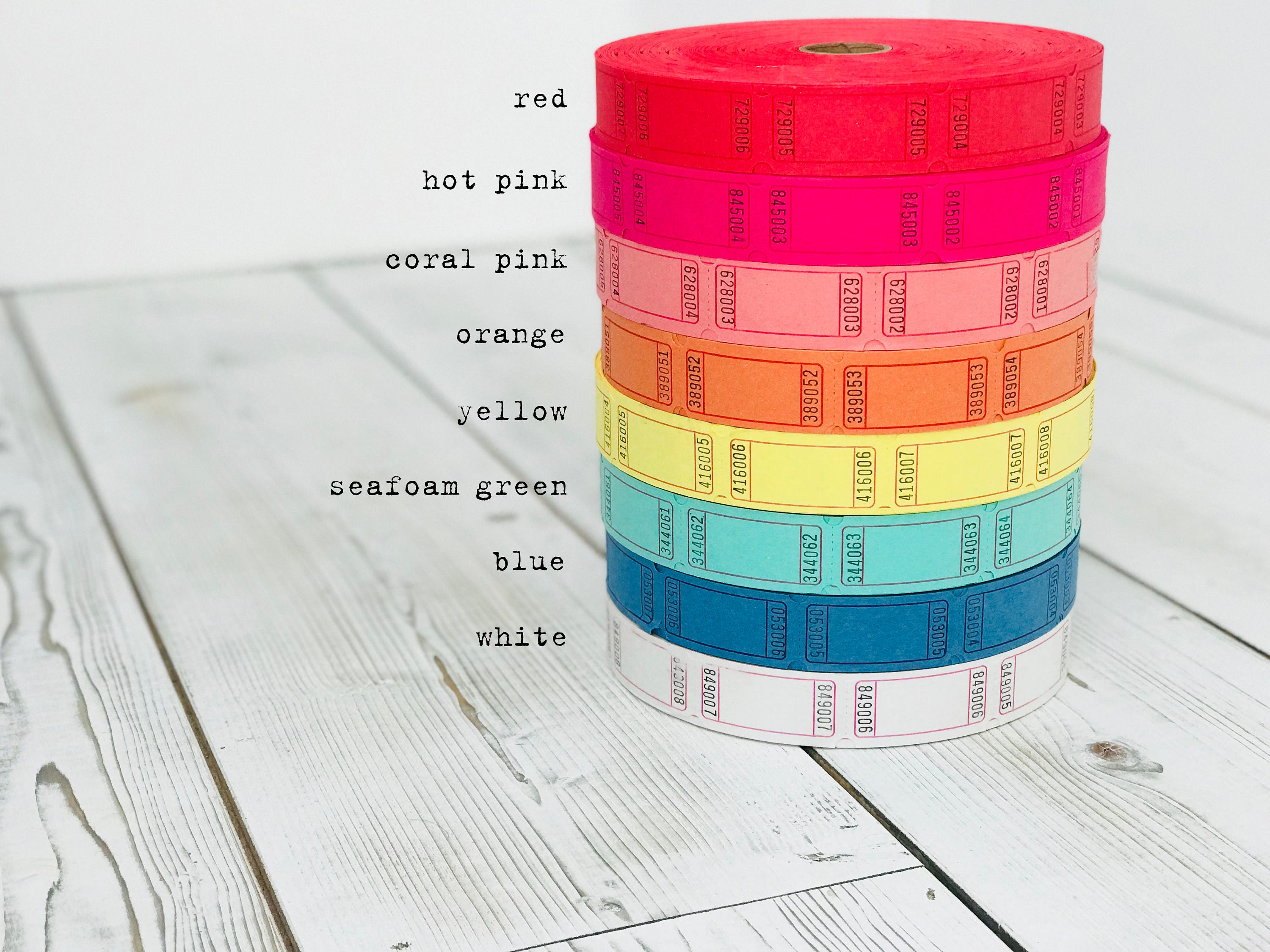 WISH tickets Wish tickets Wedding Wish tickets 24 Etsy