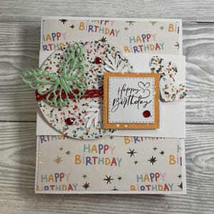 Biglietto di auguri di buon compleanno, fatto a mano, compleanno, biglietto, regalo, celebrazione, congratulazioni, colorato, di alta qualità, unico, design