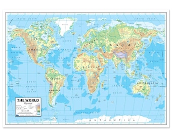 Mappa di proiezione mondiale modificata di Gall (ambientale)