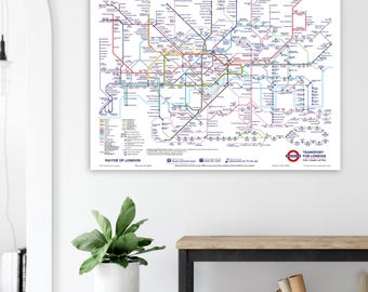 Official TfL London Underground Map (Standard)