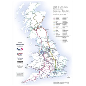 UK Rail/Train Map 2026