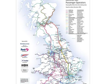 Mappa ferroviaria del Regno Unito 2026