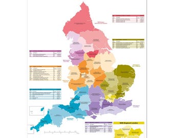 Mappa degli Integrated Care Boards (ICB)