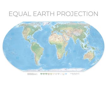 Mappa del muro di terra equa (fisica)