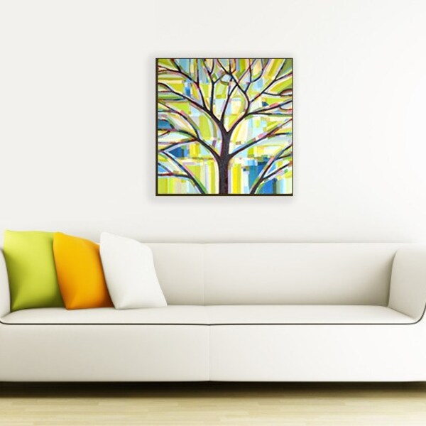 Tree View no. 42 Painting on Canvas (med 20 x 20) by Kristi Taylor