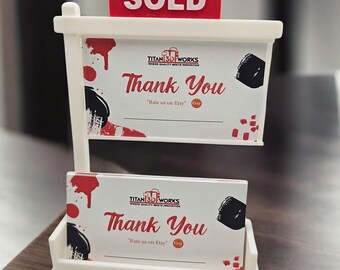 Real Estate Business Card Stand - Business Card Holder - Real Estate Accessories
