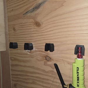 4 Pack Air Tool Mounts with Screws – Wall Organizer for Air Tools | Garage Storage Rack Holder | Air Tool Hanger for Shop or Workshop