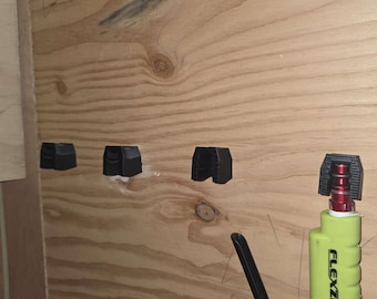 4 Pack Air Tool Mounts with Screws – Wall Organizer for Air Tools | Garage Storage Rack Holder | Air Tool Hanger for Shop or Workshop
