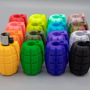 Grenade Clipper Sleeve  | Tactical Clipper Cover | Refillable Lighter Accessory | Gift for Smokers | Clipper Lighter Case