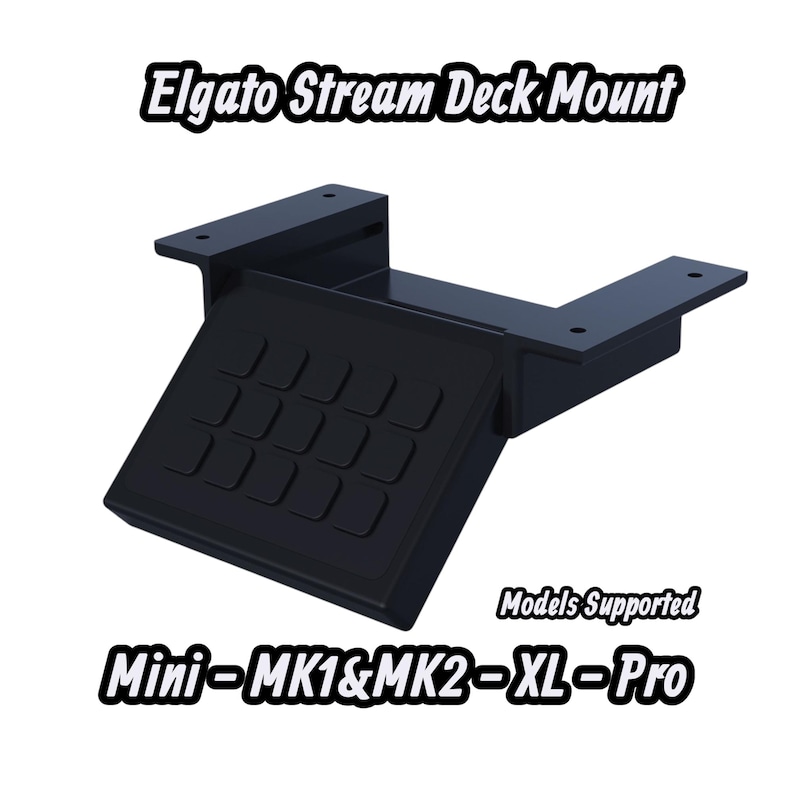 Elgato Stream Deck Mount - Made for Mini - MK1&MK2 - XL - Pro image 1