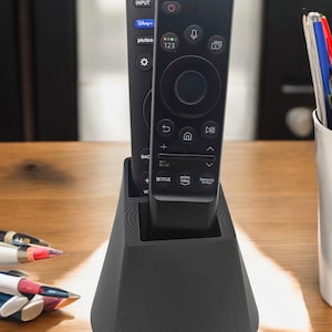 Remote Holder - 2 Slot's - Table Side Remote Holder - Remote Caddy - Table Side Organizer