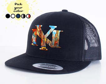 NY Hip Hop Cap | New York Flat Brim Snapback Hat | Gift for New Yorkers