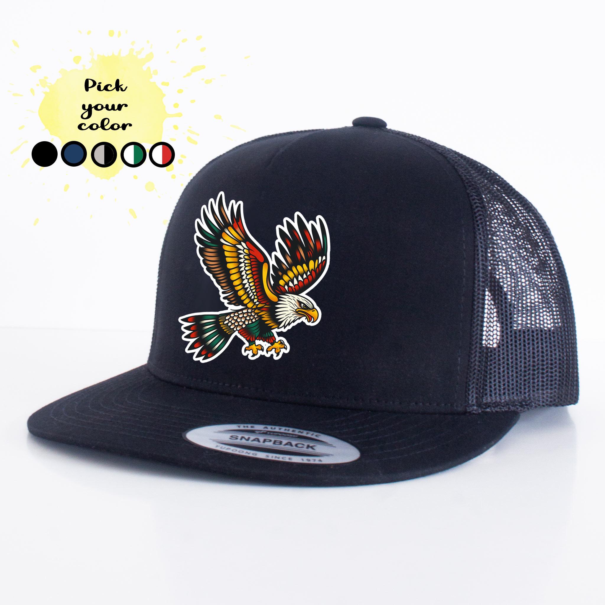 American Traditional Tattoo Snapback - Etsy
