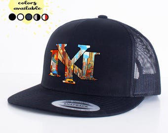 Casquette NY New York - Neuve Avec étiquettes - Taille Unique - Multicolore - Style Visière