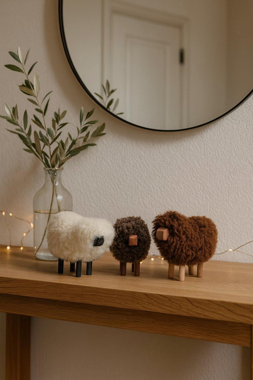 thanksgiving hosting gift – Handmade Sheep Figurine