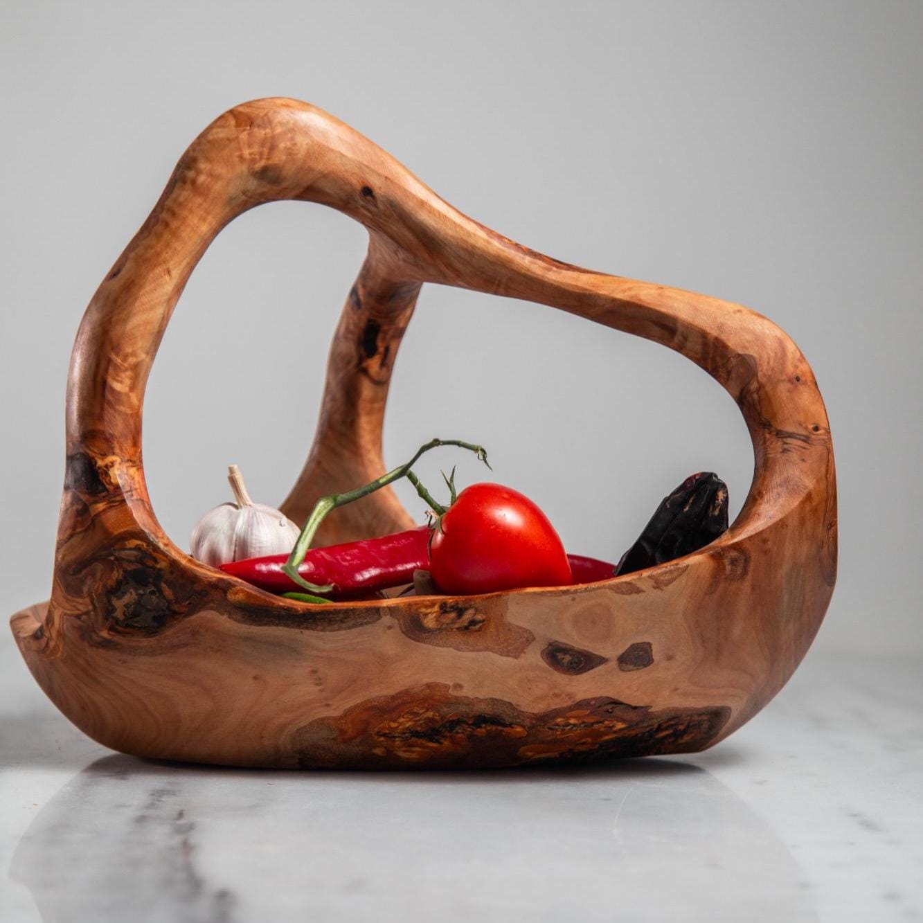 thanksgiving hosting gift –Olive Wood Bowl - Thumbnail 3