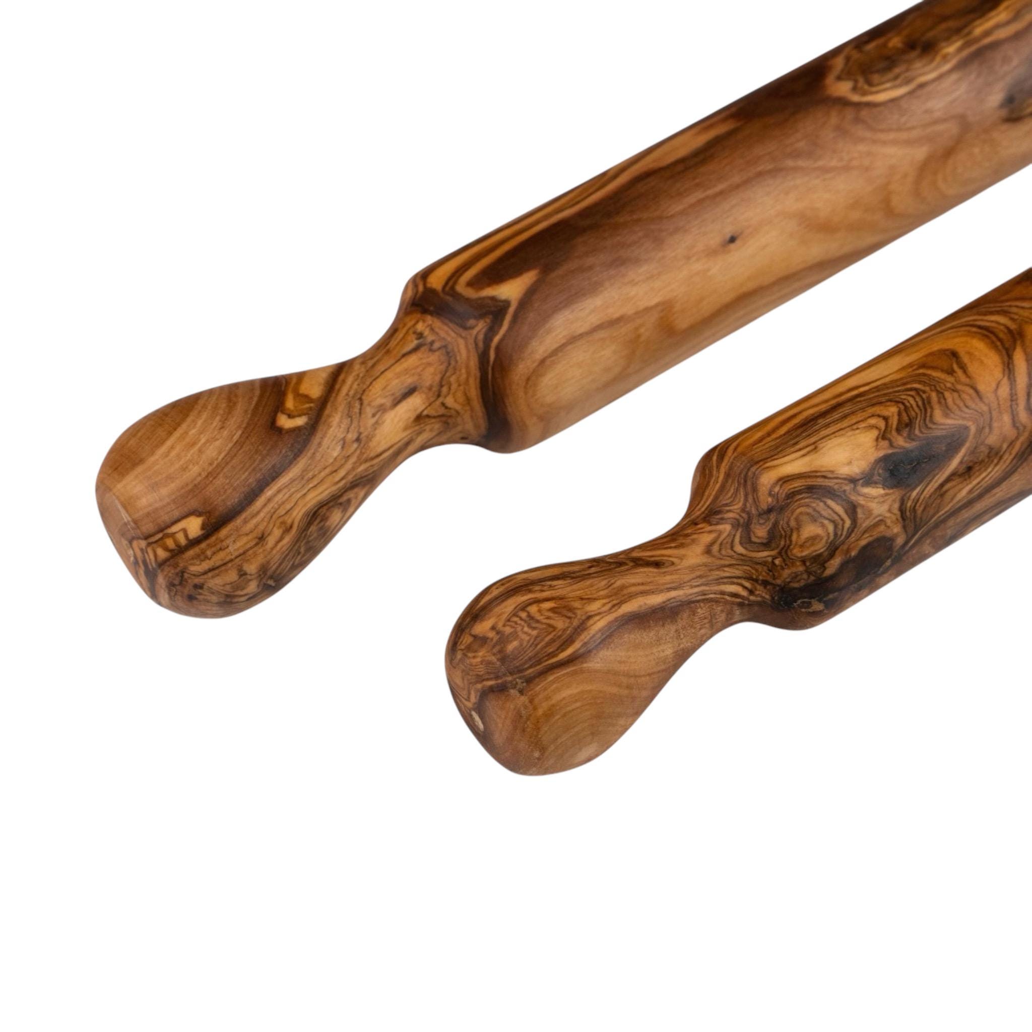 Copy of Handmade Olive Wood Rolling Pin – Artisan Kitchen Baking Tool - Thumbnail 6
