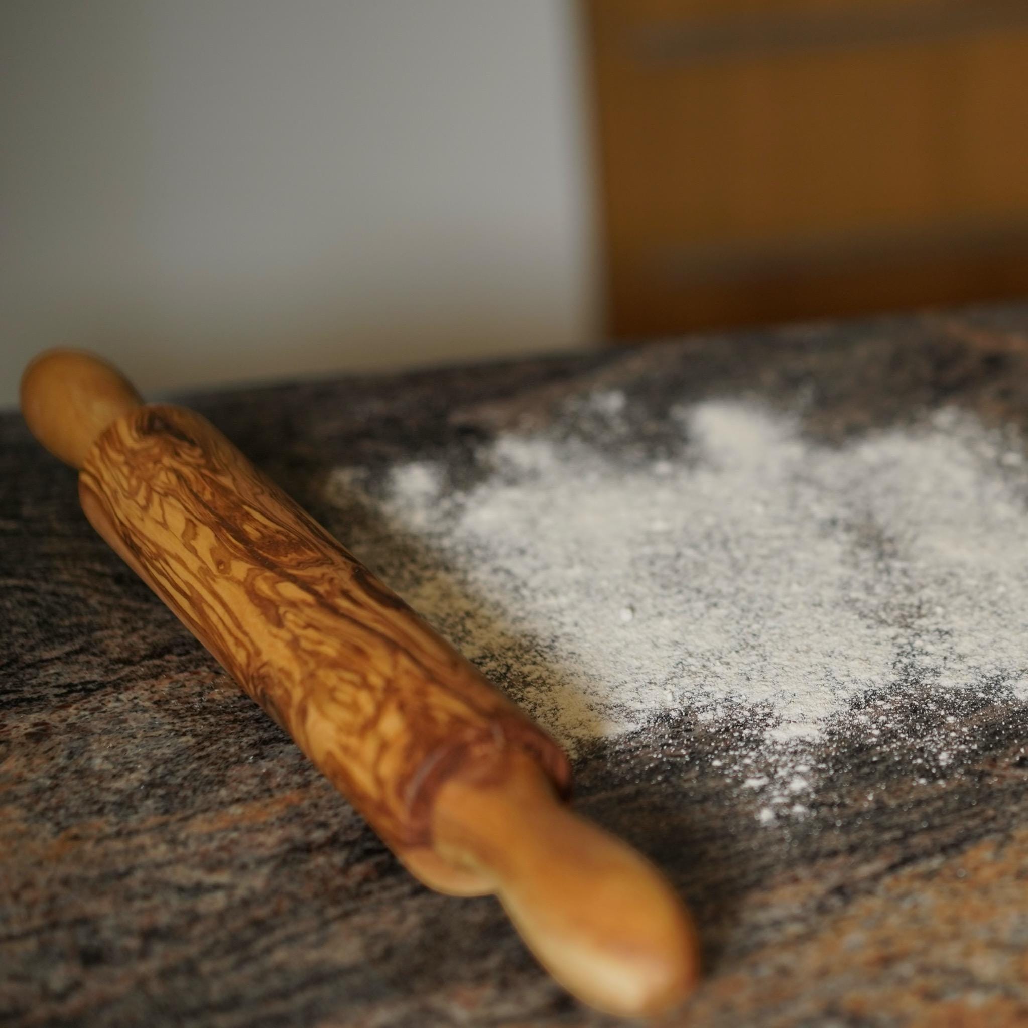 Copy of Handmade Olive Wood Rolling Pin – Artisan Kitchen Baking Tool - Thumbnail 7