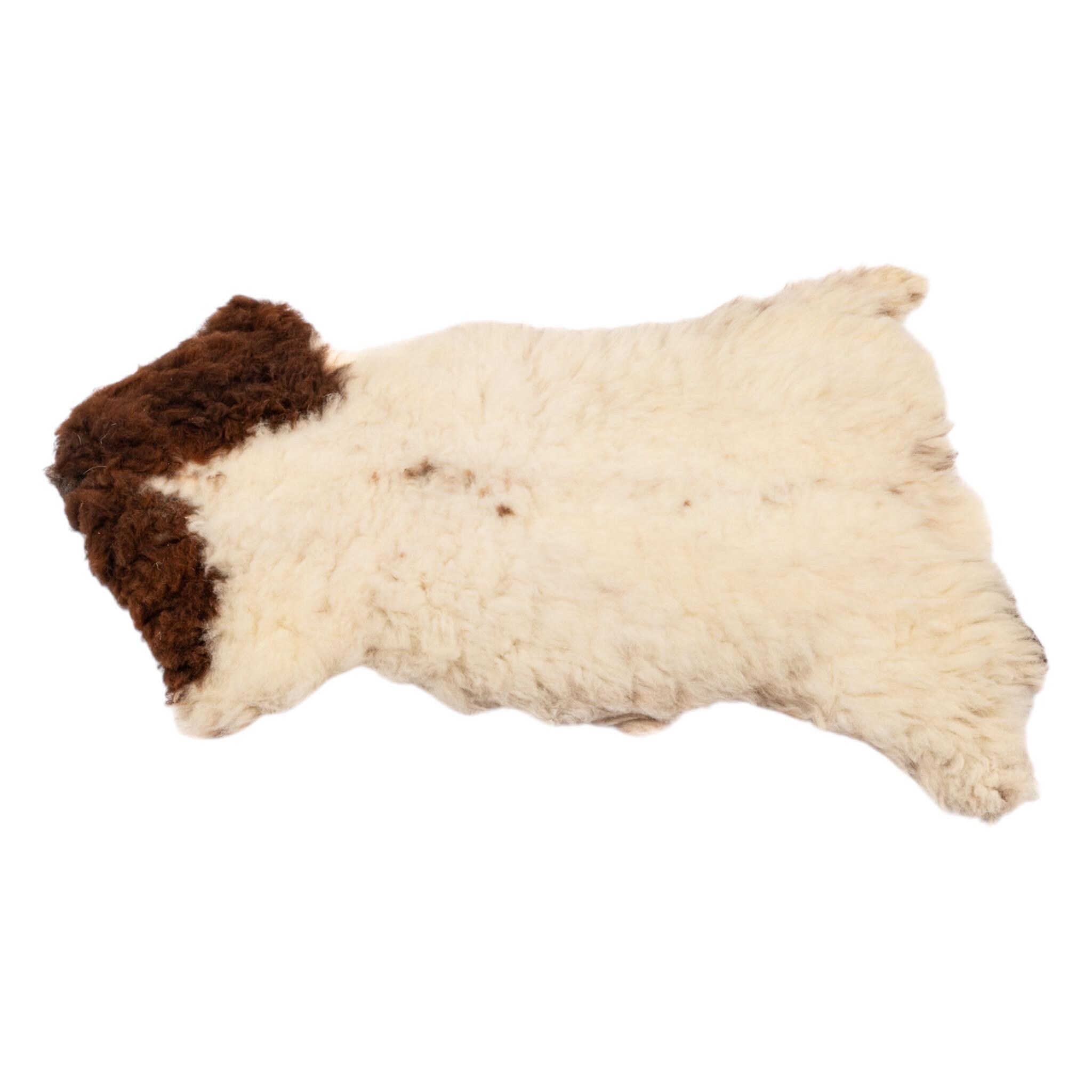 Sheepskin Hide Rug – Authentic Handmade Wool Carpet | Rustic & Cozy Home Decor | Original sheep leather - Thumbnail 7