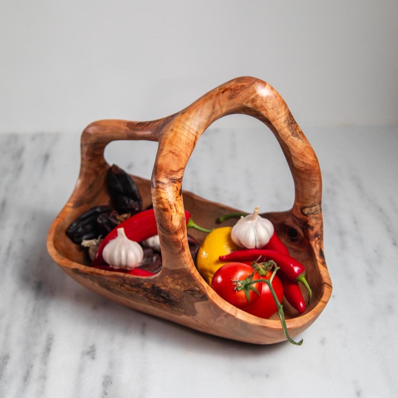 thanksgiving hosting gift –Olive Wood Bowl - Thumbnail 2