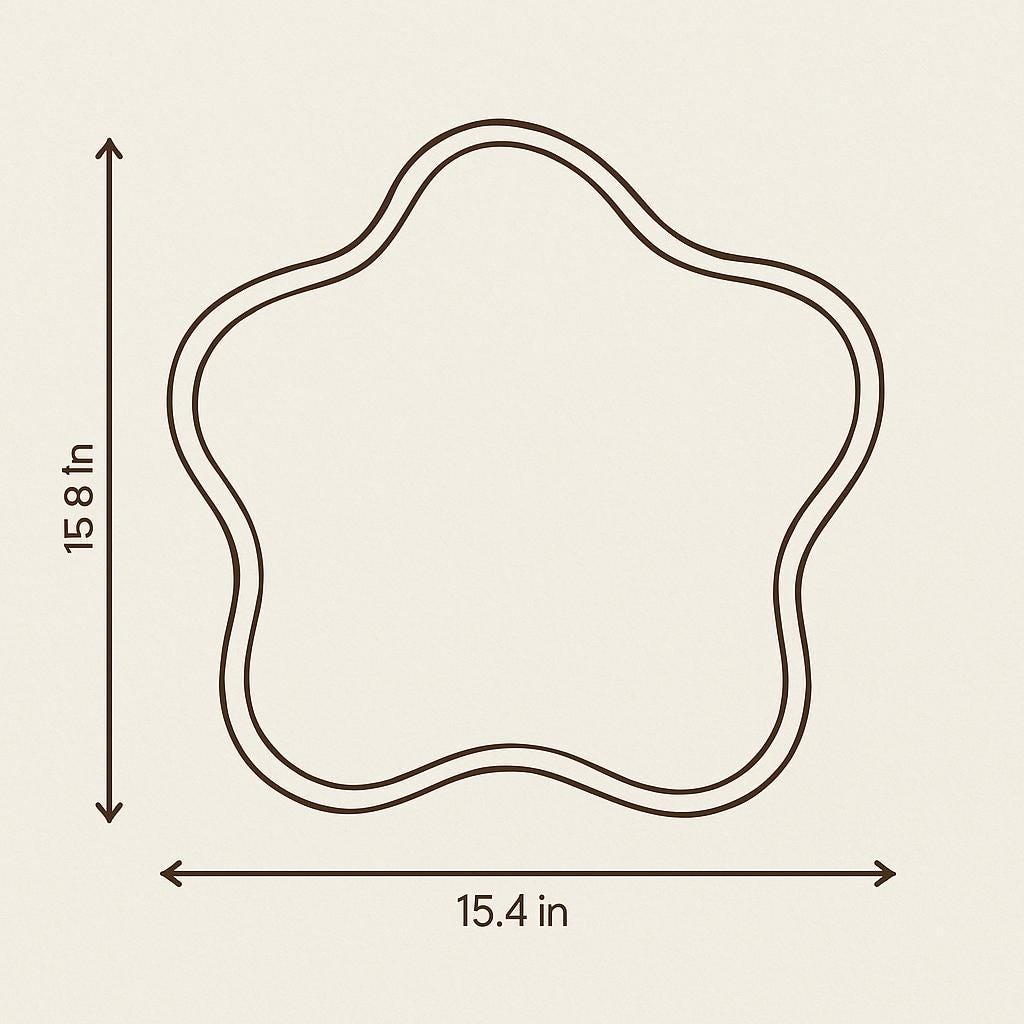 Handcrafted Grey Marble Tray – Tunisian Stone Vanity Organizer - Thumbnail 2