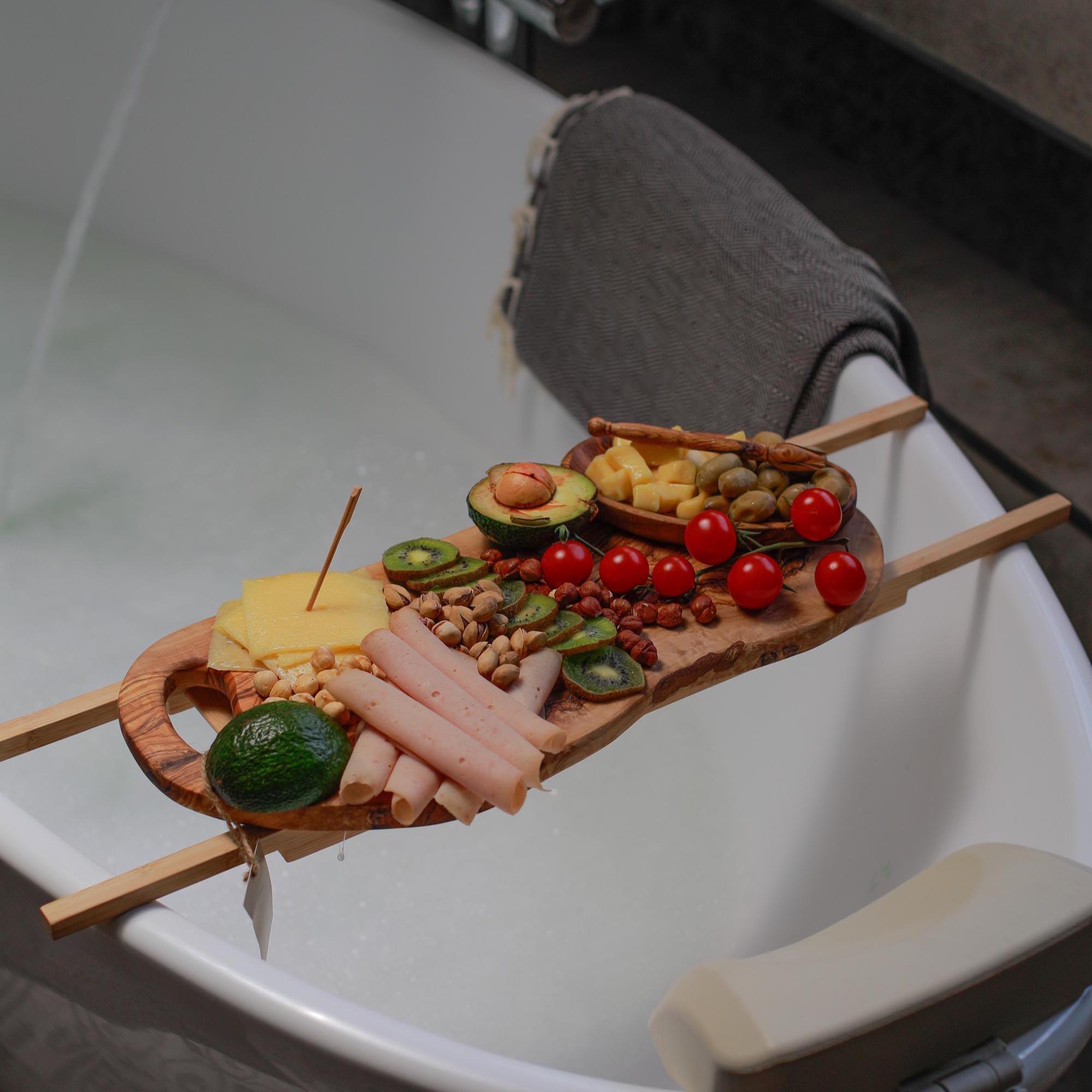 Personalized Olive Wood Charcuterie Board, Custom Engraved Anniversary Gift - Thumbnail 6