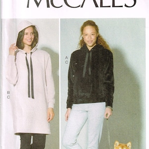 Sewing Pattern for Womens Top Dress Pants and Dog Coat Mccalls Pattern M7816 Womens Hooded Sweatshirts Jogger Pants Dog Hoodie Easy Etsy