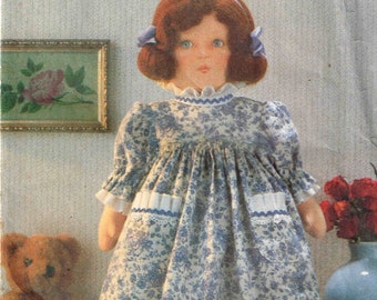Madame Alexander Soft Plush Doll Craft Sewing Pattern Vogue 7535 OOP