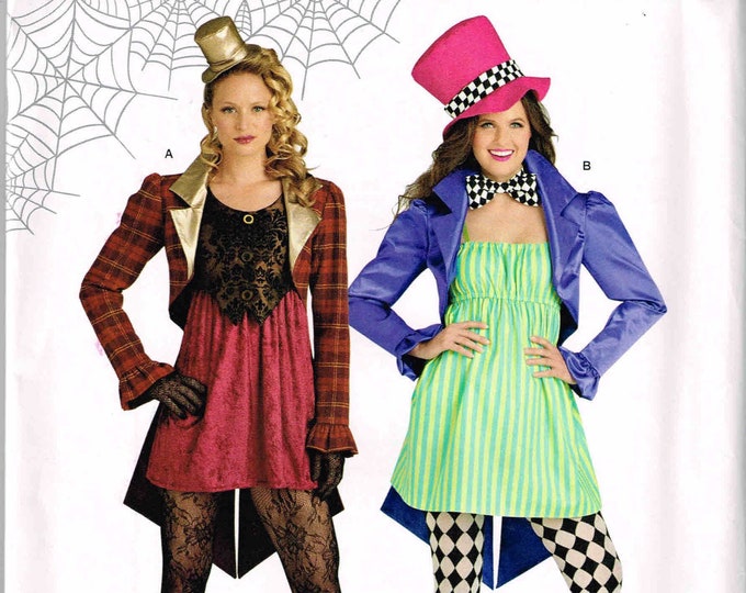 Sewing Pattern Mad Hatter Halloween Costume Alice in Wonderland