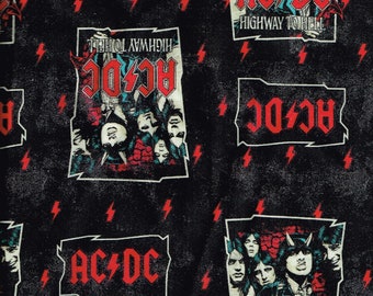 Rock Band Fabric - Etsy