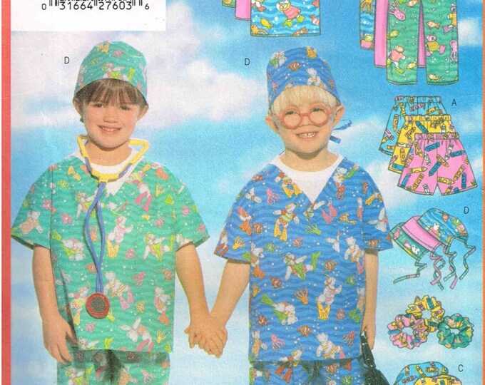 Children Hospital Scrubs Play Pretend Dress up Vet Dentist or Etsy