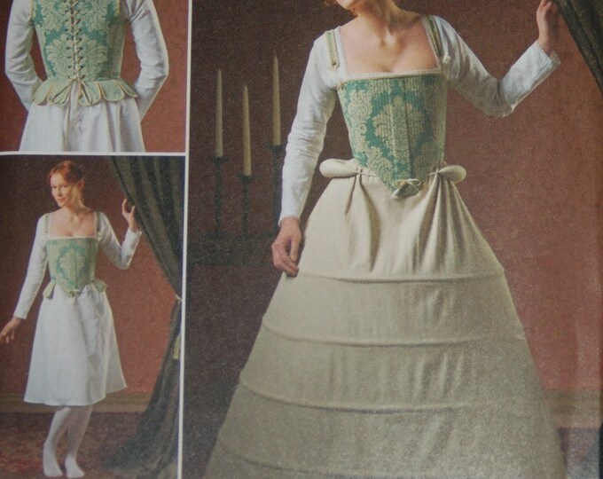 Simplicity 2621 Sewing Pattern Renaissance Undergarments Plus Size 16