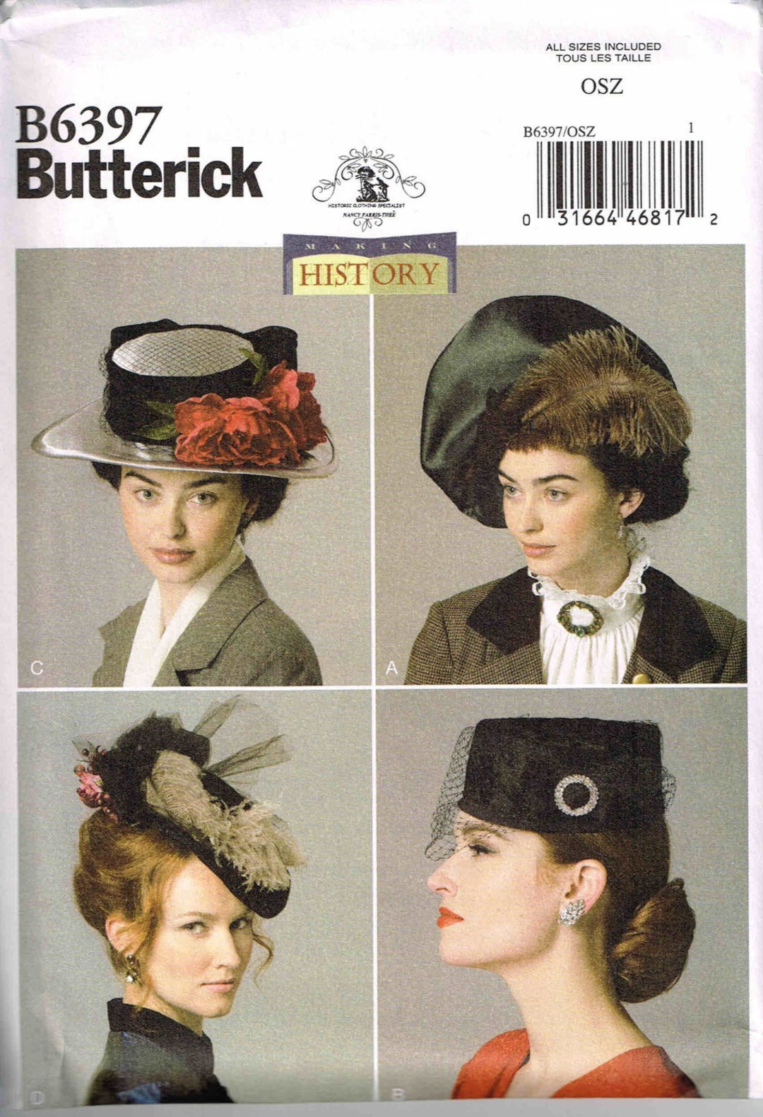 Sewing Pattern Pillbox Style Hat Tilt Millinery Vintage Etsy