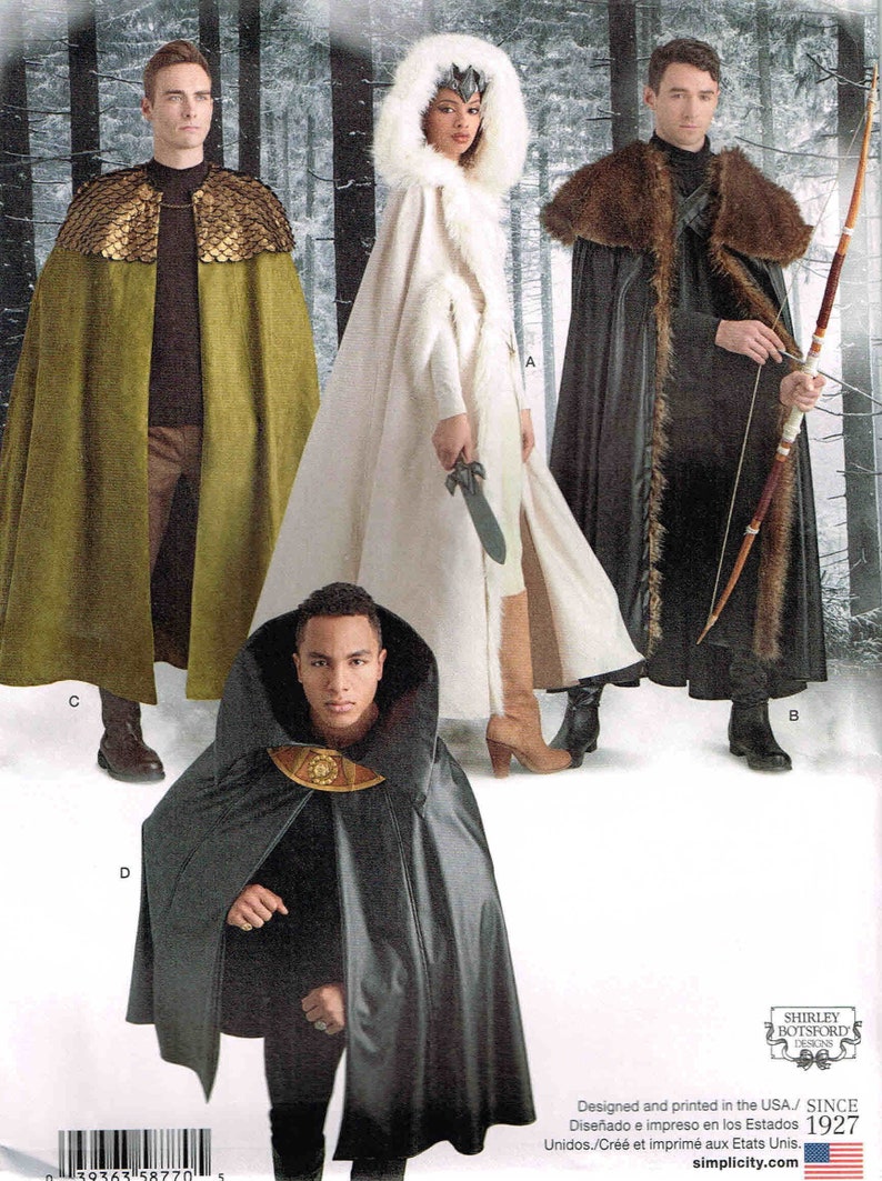 Brown Renaissance Cape Game Of Thrones Adult Mens Halloween Costume OS