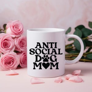 Dog Mum Pet Gift, Custom Dog Mug, Custom Pet Mug, Dog Lover Coffee Mug