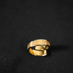 Ayatul Kursi Ring; 24k Double Gold-Plated; Islamic Jewelry; Arabic Calligraphy; Statement Jewelry; Gifts for Her; Faith