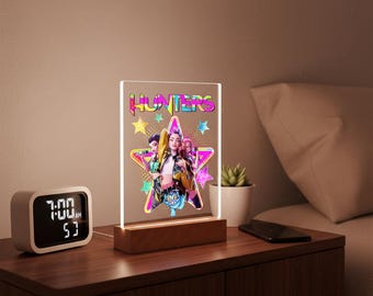 Kpop Demon Hunters-nachtlampje, Kpop Huntrix-nachtlampje, Huntrix-merchandiselamp, Kpop-cadeau voor Huntrix-fan, Kpop Idol Group-merchandise, cadeau voor haar